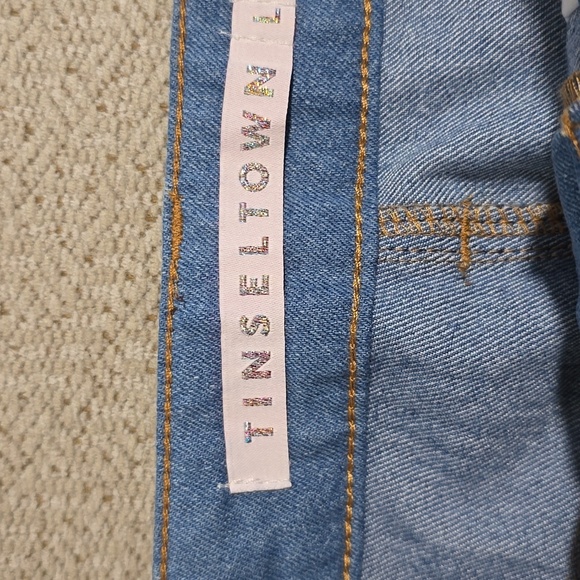 Tinseltown Iridescent Denim Mini Skirt - Size Large - Picture 4 of 10